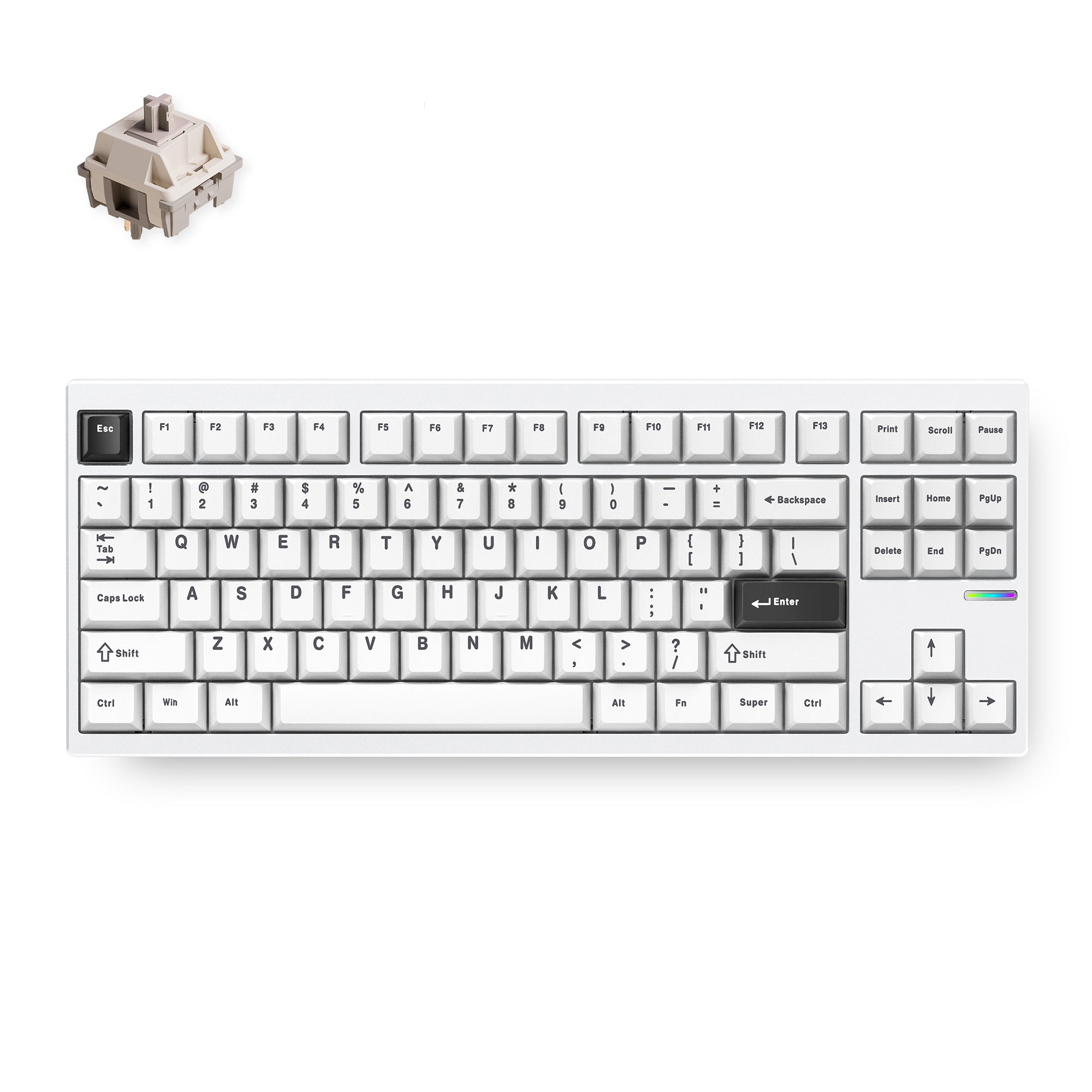 MCHOSE GX87 Aluminum Custom Mechanical Keyboard