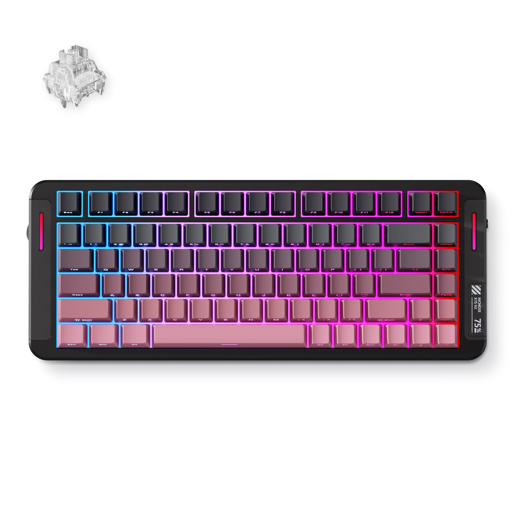 MCHOSE X75 V2 Custom Mechanical Keyboard for Office & Gaming