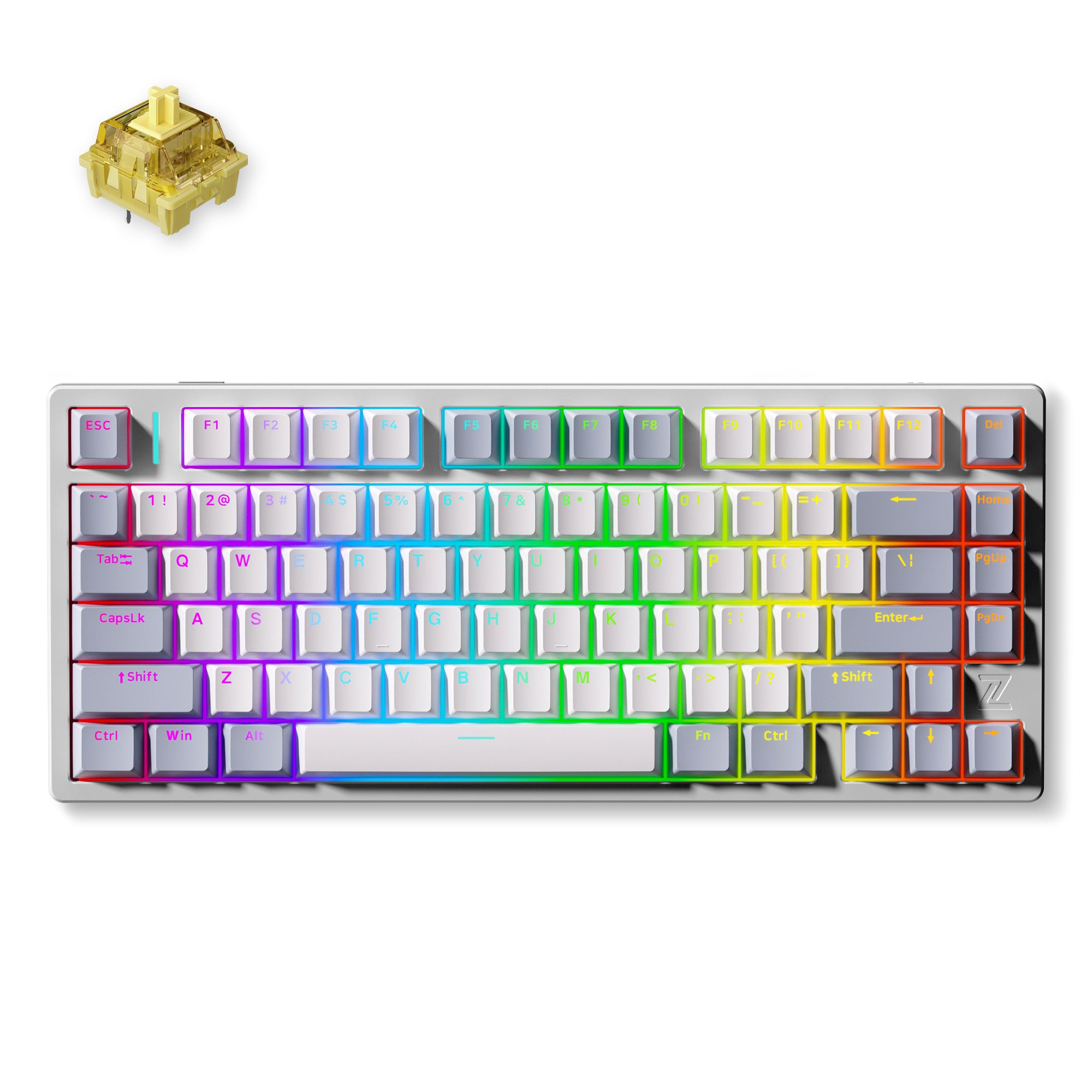 MCHOSE Z75 Semimetal RGB Mechanical Gaming Keyboard