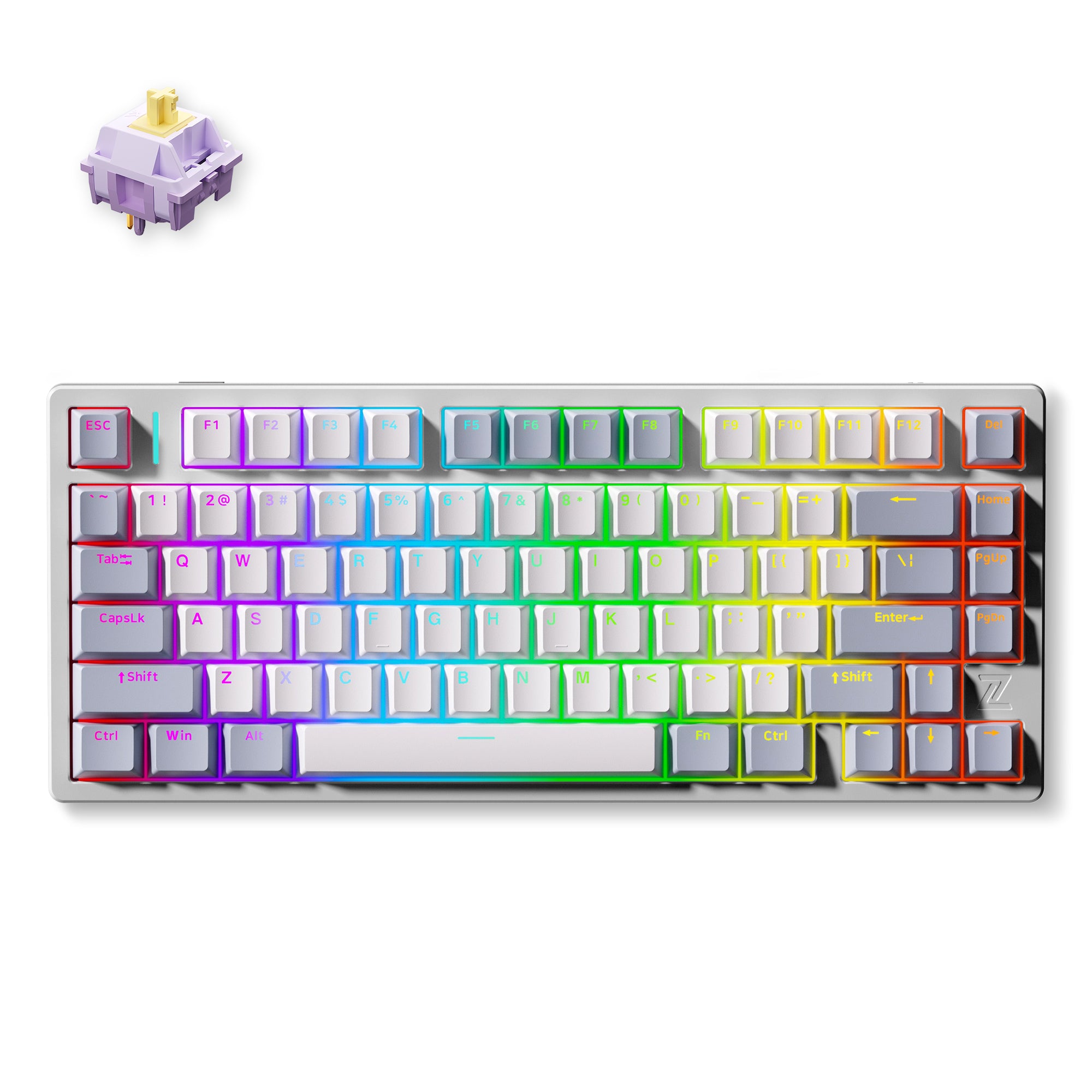 MCHOSE Z75 Semimetal RGB Mechanical Gaming Keyboard