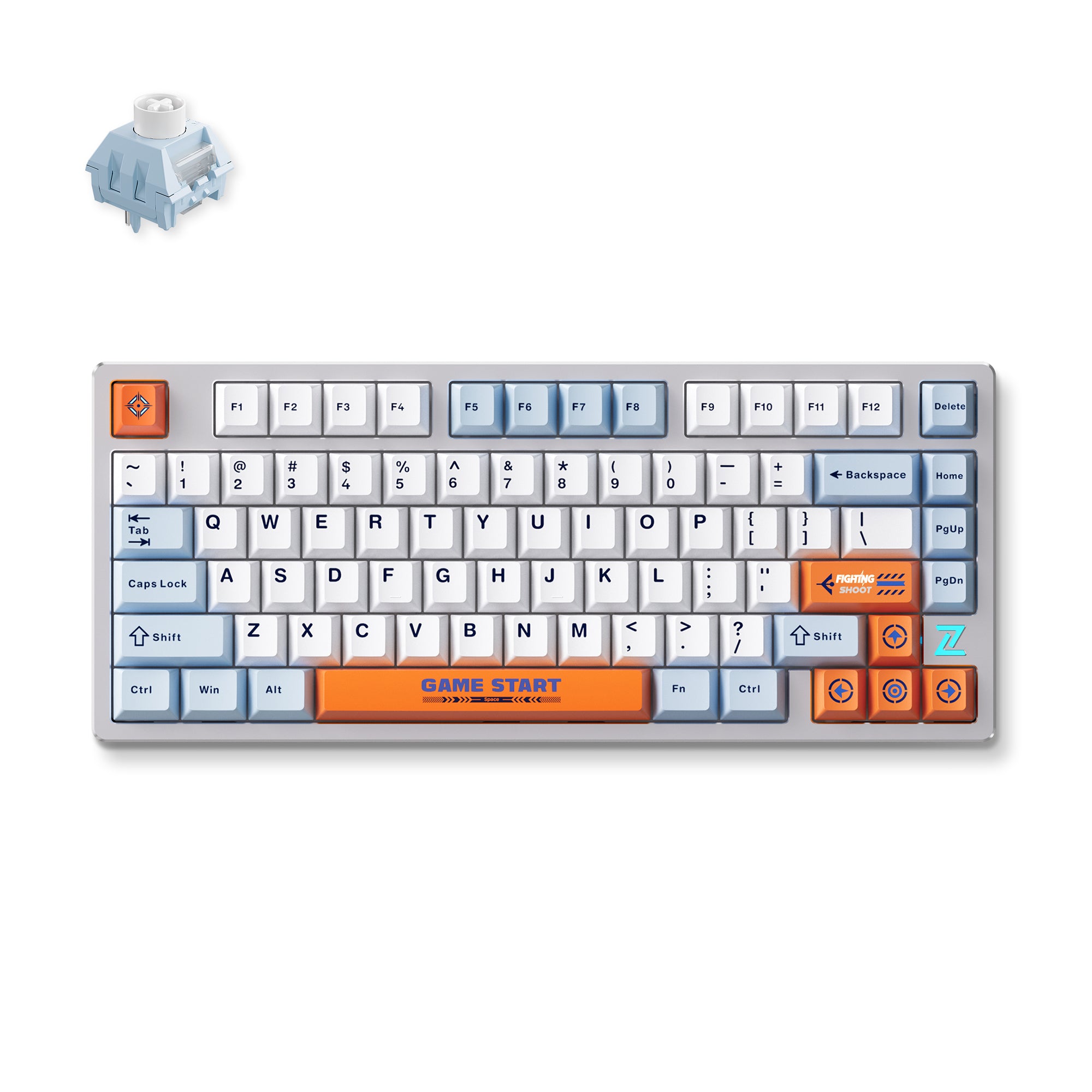 MCHOSE Z75S Semimetal Gasket Mount Mechanical Keyboard